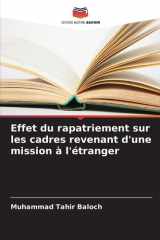Effet du rapatriement sur les cadres revenant d'une mission à l'étranger (French Edition) cover image