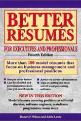 Better Resumes foe Executives and Professionals cover image