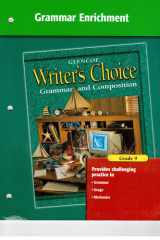 Writer's Choice Grammar Enrichment Grade 9 cover image