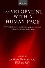Development with a Human Face: Experiences in Social Achievement and Economic Growth cover image