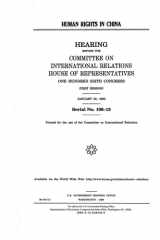 Human Rights in China Congressional Hearing cover image