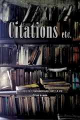 Citations etc.: Recueil de citations sur l'art, la vie, et tout le reste (French Edition) cover image