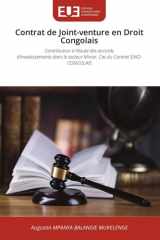 Contrat de Joint-venture en Droit Congolais (French Edition) cover image