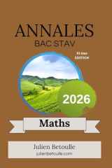 Annales bac agricole STAV Maths 2026 (French Edition) cover image