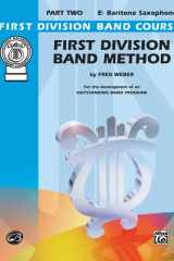 First Division Band Method, Part 2 E-Flat Baritone Saxophone cover image