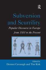 Subversion and Scurrility: Popular Discourse in Europe from 1500 to the Present cover image