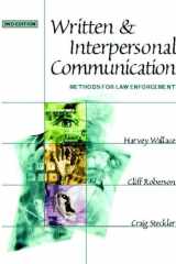 Written and Interpersonal Communication: Methods for Law Enforcement (2nd Edition) cover image