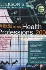 Graduate Programs in Health Professions 2001 cover image
