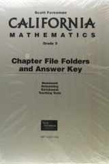 CA Math 2001c Chapter File Folders Package Grade 3 cover image