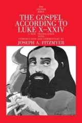 Gospel According to Luke X-XXIV cover image