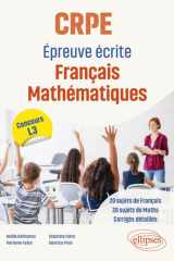 CRPE Epreuve écrite Français Mathématiques - Concours L3 cover image