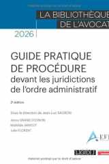 Guide pratique de procédure devant les juridictions de l'ordre administratif cover image