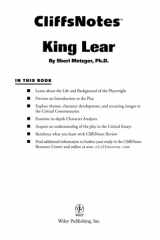 CliffsNotes on Shakespeare's King Lear cover image