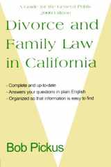 Divorce and Family Law in California: A Guide for the General Public cover image