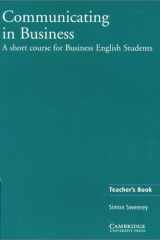 Communicating in Business: American English Edition Teacher's book A Short Course for Business English Students cover image