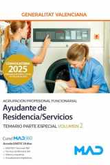 Ayudante de Residencia/Servicios (Agrupación Profesional Funcionarial) de la Generalitat Valenciana Temario Parte Especial volumen 2 cover image