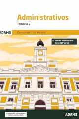 Temario 2 Administrativos de la Comunidad de Madrid, turno libre cover image
