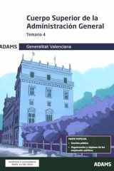 Temario 4 Cuerpo Superior de Administración de la Generalitat Valenciana cover image