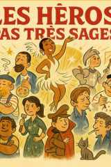 Les Héros Pas Très Sages: 13 destins extraordinaires racontés avec humour, poésie et un brin d’insolence (French Edition) cover image