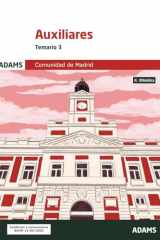 Temario 3 Auxiliares Administrativos Comunidad de Madrid cover image