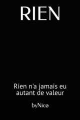 RIEN: Rien n'a jamais eu autant de valeur (French Edition) cover image