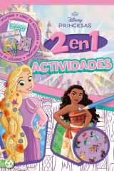 Princesas. Actividades 2 en 1: Libro para colorear, actividades, lápices y pegatinas cover image
