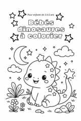 Bébés dinosaures à colorier (French Edition) cover image