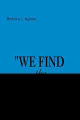 "We Find the Defendant" cover image