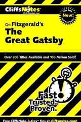 CliffsNotes on Fitzgerald's the Great Gatsby cover image