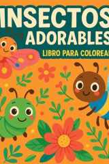 Insectos adorables - Libro para colorear cover image