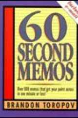 60 Second Memos B/cd cover image