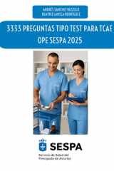 3333 preguntas de test para TCAE OPE SESPA 2025 cover image