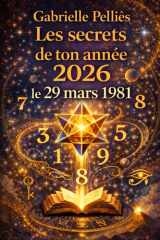 Gabrielle Pelliès Les secrets de ton année 2026 si tu es né.e le 29 mars 1981 (French Edition) cover image