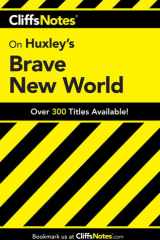CliffsNotes on Huxley's Brave New World cover image