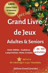 Grand livre de jeux spécial Noel: adultes et seniors (French Edition) cover image