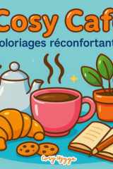 Cosy Café - Coloriages réconfortants cover image
