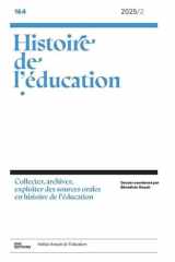 Histoire de l'éducation, n°164/2025 cover image