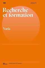 Recherche et formation, n°101/2022 cover image