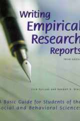 Writing Empirical Research Reports: A Basic Guide for Students of the Social and Behavioral Sciences cover image