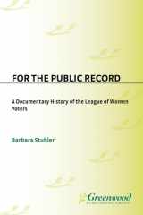 For the Public Record cover image