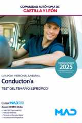 Conductor/a de la Administración de la Comunidad de Castilla y León (Grupo III Personal Laboral). Test del temario específico cover image