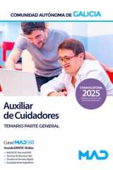 Auxiliar de cuidadores de la Administración general de la Comunidad Autónoma de Galicia. Temario parte general cover image