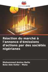Réaction du marché à l'annonce d'émissions d'actions par des sociétés nigérianes (French Edition) cover image