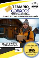 TEMARIO de CORREOS: PARTE 1 (BLACK & WHITE EDITION) LOW COST: Temario de correos actualizado, parte 1 en blanco y negro (Spanish Edition) cover image