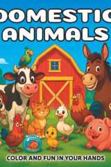 Domestic Animals: Color and fun in your hands (Spanish Edition) cover image