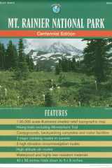 Mt. Rainier National Park - Centennial Edition SM50099 (MAP 56"x 40" fold plastic paper 8" x 10") cover image
