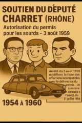 Le permis des Sourds: Une histoire vraie du combat pour le droit de conduire ( 1954 - 1960 ) (French Edition) cover image