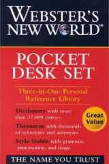 Webster's New World Dictionary, Thesaurus, Style Guide Pocket Desk Set cover image