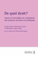 De quel droit ? - Genre et sexualités au croisement des sciences sociales et juridiques cover image