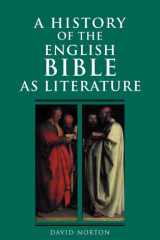 A History of the English Bible as Literature cover image